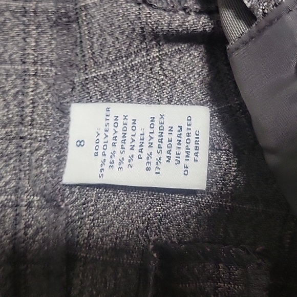 Women classic fit grey pants size 8 - Picture 5 of 6